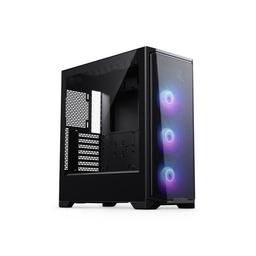 Phanteks Eclipse G370A PC-Gehäuse Schwarz | Midi-Tower mit Tempered Glass & Mesh, 360mm Radiator Support, SSI-EEB-kompatibel, inklusive 3X 120mm ARGB-Lüftern