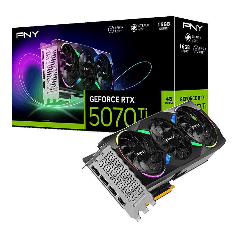 ［新品］PNY GeForce RTX 5070 Ti ARGB OC PNY GeForce RTX 5070 Ti Models GPUs | pny.com
