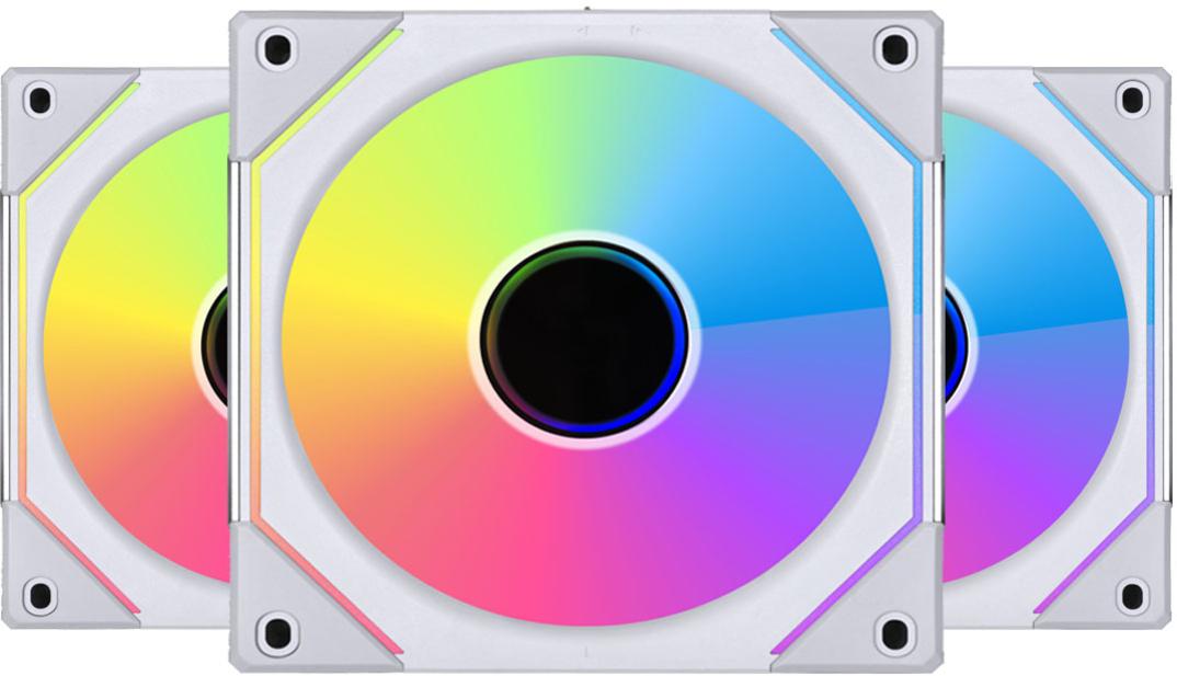 Lian Li Uni Fan SL-Infinity 61.3 CFM 120 mm Fans 3-Pack (UF