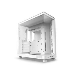 NZXT H6 FLOW RGB ホワイト PCケース NZXT H6 FLOW RGB Compact Dual-Chamber Mid-Tower Airflow Case