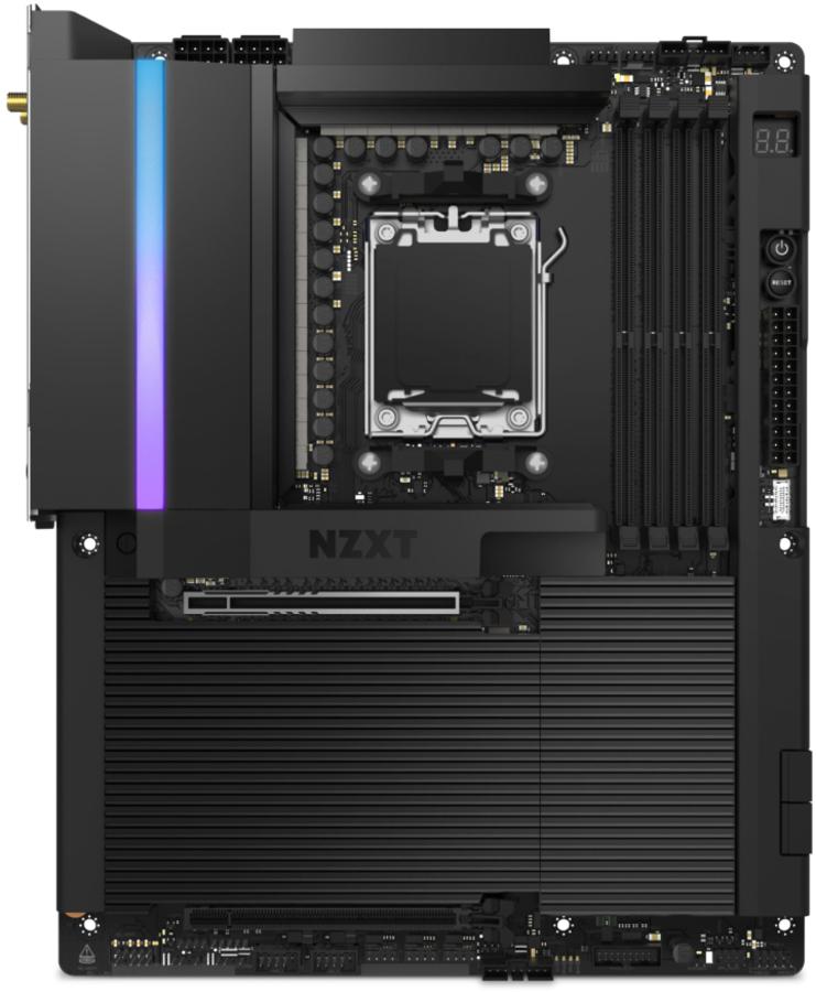 【新品交換品】N9 X870E N9-X87XT-W1 NZXT N9 X870E ATX AM5 Motherboard (N9-X87XT-B1) - PCPartPicker