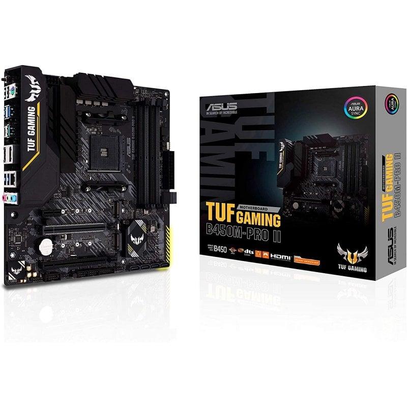 Asus TUF GAMING B450M-PRO II Micro ATX AM4 Motherboard (TUF GAMING