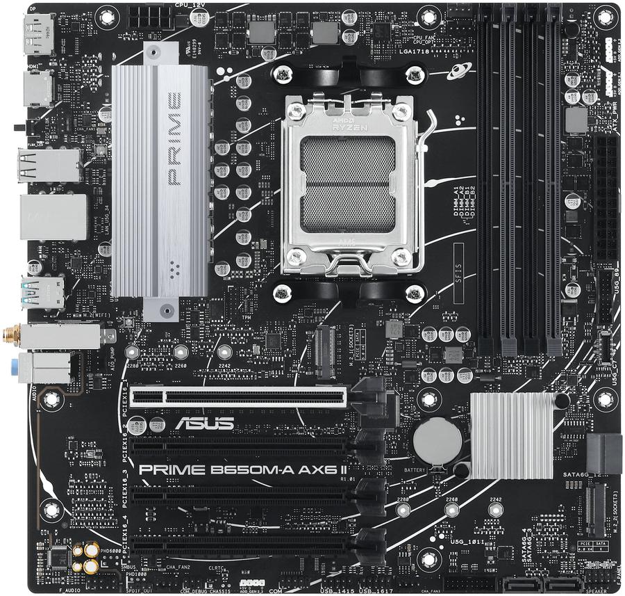Asus PRIME B650M-A AX6 II Micro ATX AM5 Motherboard (PRIME B650M-A