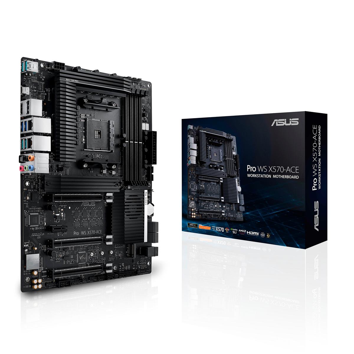 Asus Pro WS X570-ACE ATX AM4 Motherboard (Pro WS X570-ACE