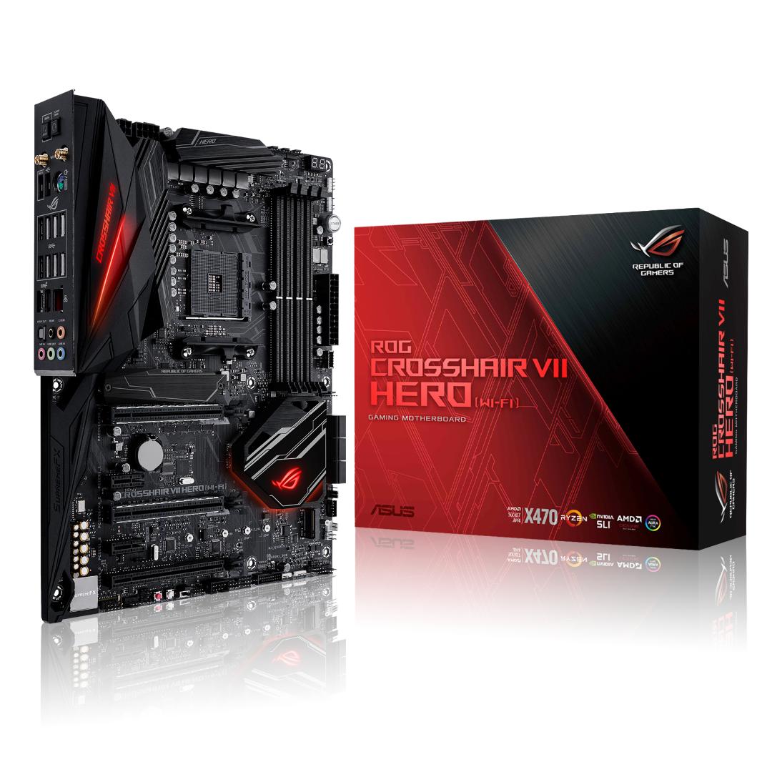 Asus ROG Crosshair VII Hero (Wi-Fi) ATX AM4 Motherboard (Crosshair 