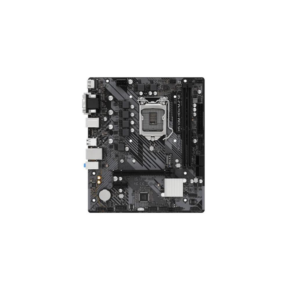 ASRock H510M-HDV/M.2 SE Micro ATX LGA1200 Motherboard (H510M-HDV/M