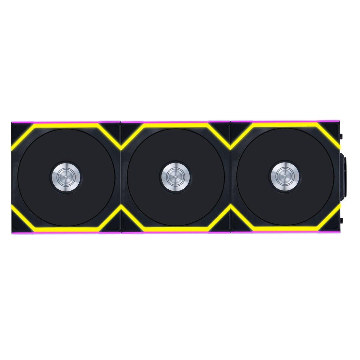 Lian Li UNI FAN SL Wireless 64.05 CFM 120 mm Fans 3-Pack (12SL1W3B