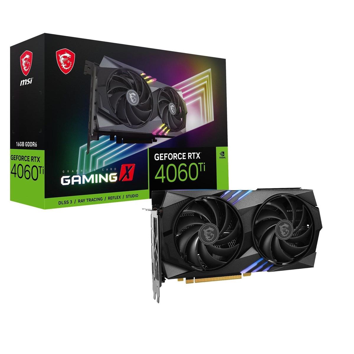 MSI GAMING X GeForce RTX 4060 Ti 16 GB Video Card (RTX 4060 Ti