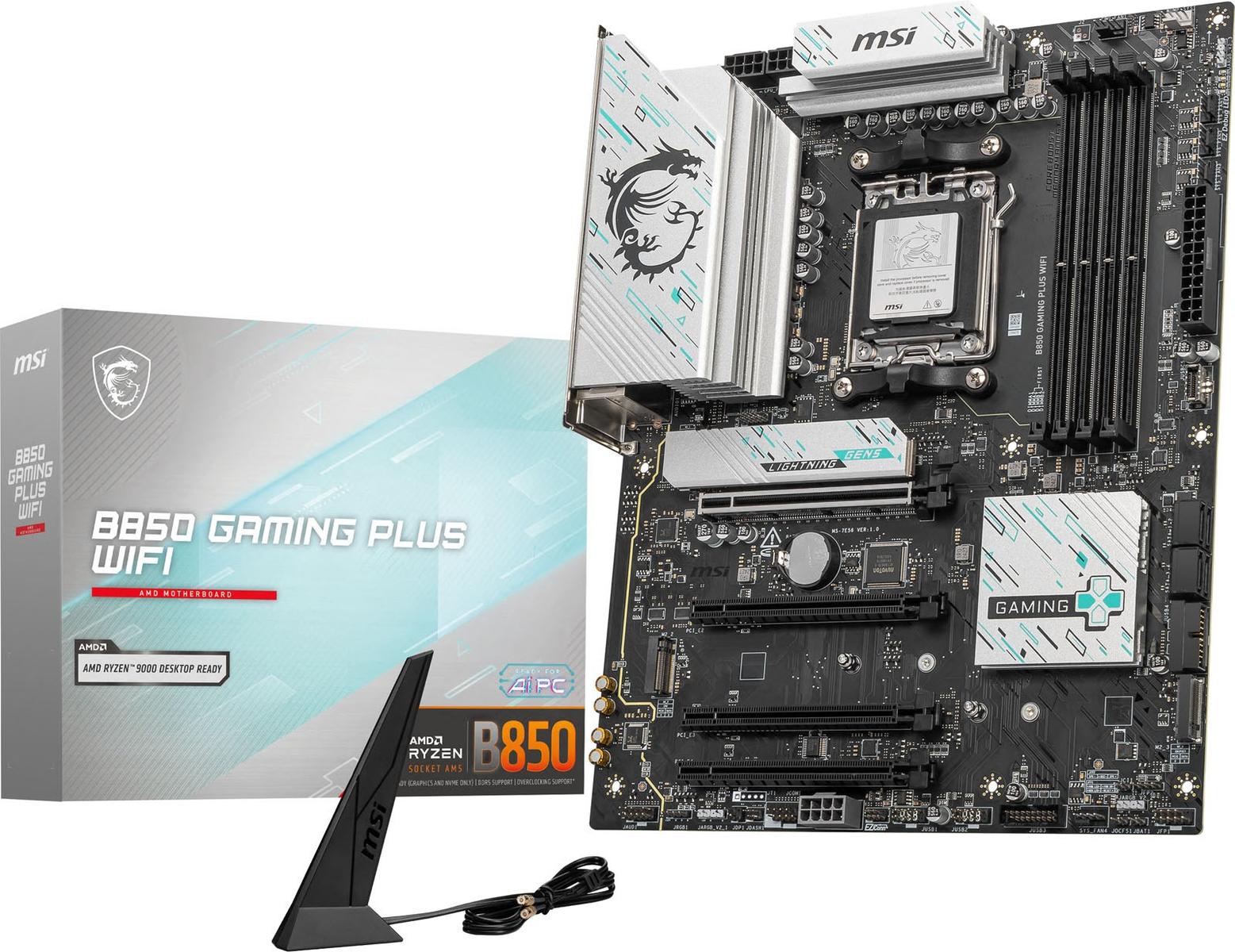 MSI B850 GAMING PLUS WIFI ATX AM5 Motherboard (B850 GAMING