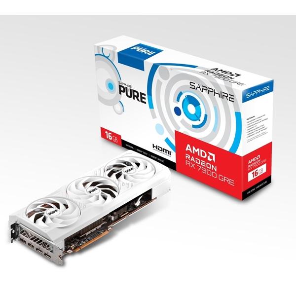 Sapphire　PURE　RADEON RX 7900GRE Sapphire Unveils Radeon RX 7900 GRE PURE OC GPU, White Aesthetics
