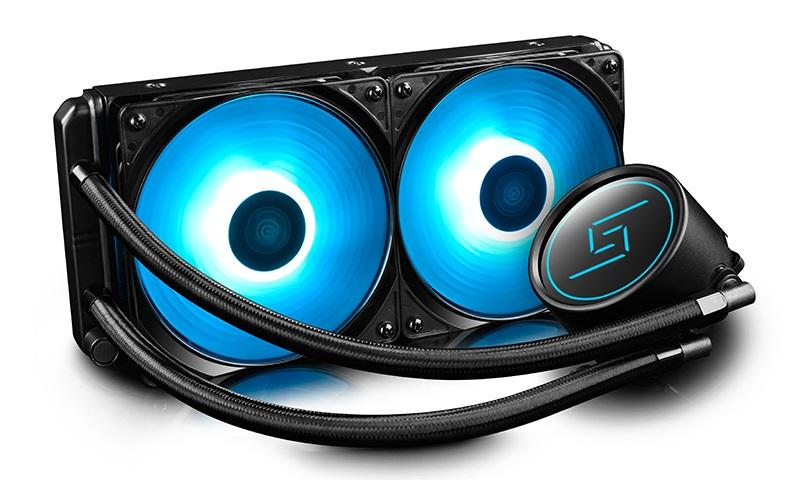 GAMMAXX L240 A-RGB 240mm液体CPUクーラー Deepcool GAMMAXX L240 69.34 CFM Liquid CPU Cooler (GAMMAXX L240