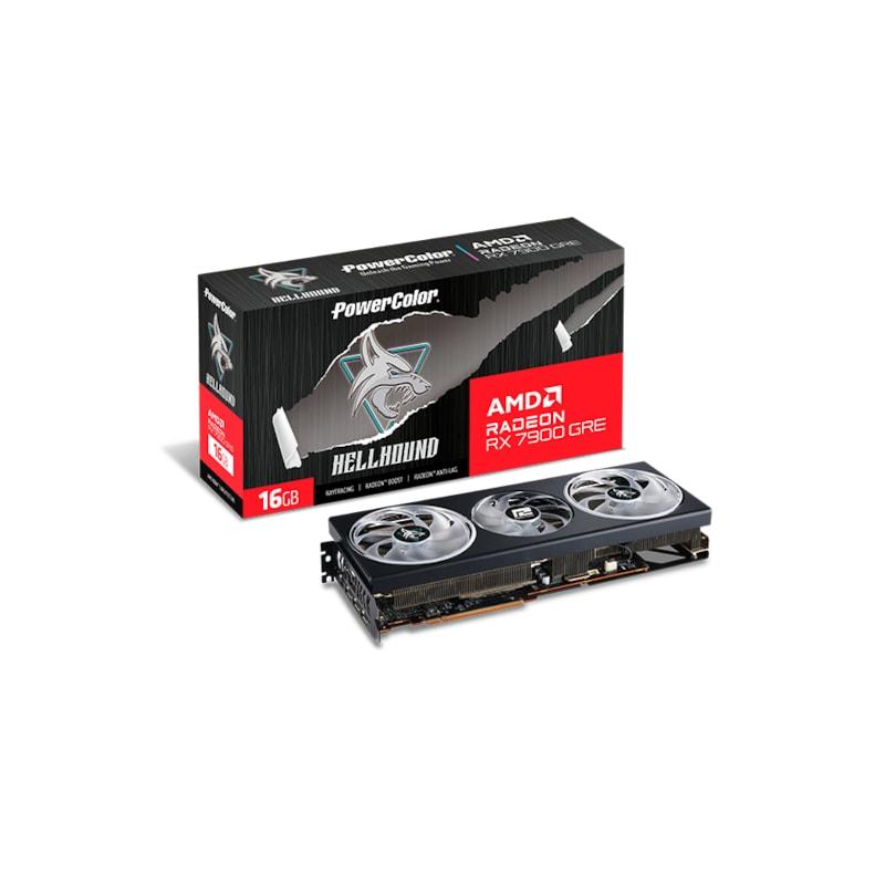 PowerColor Hellhound OC Radeon RX 7900 GRE 16 GB Video Card (RX
