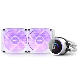 NZXT Kraken 240 RGB 78.02 CFM Liquid CPU Cooler (RL-KR240-W1