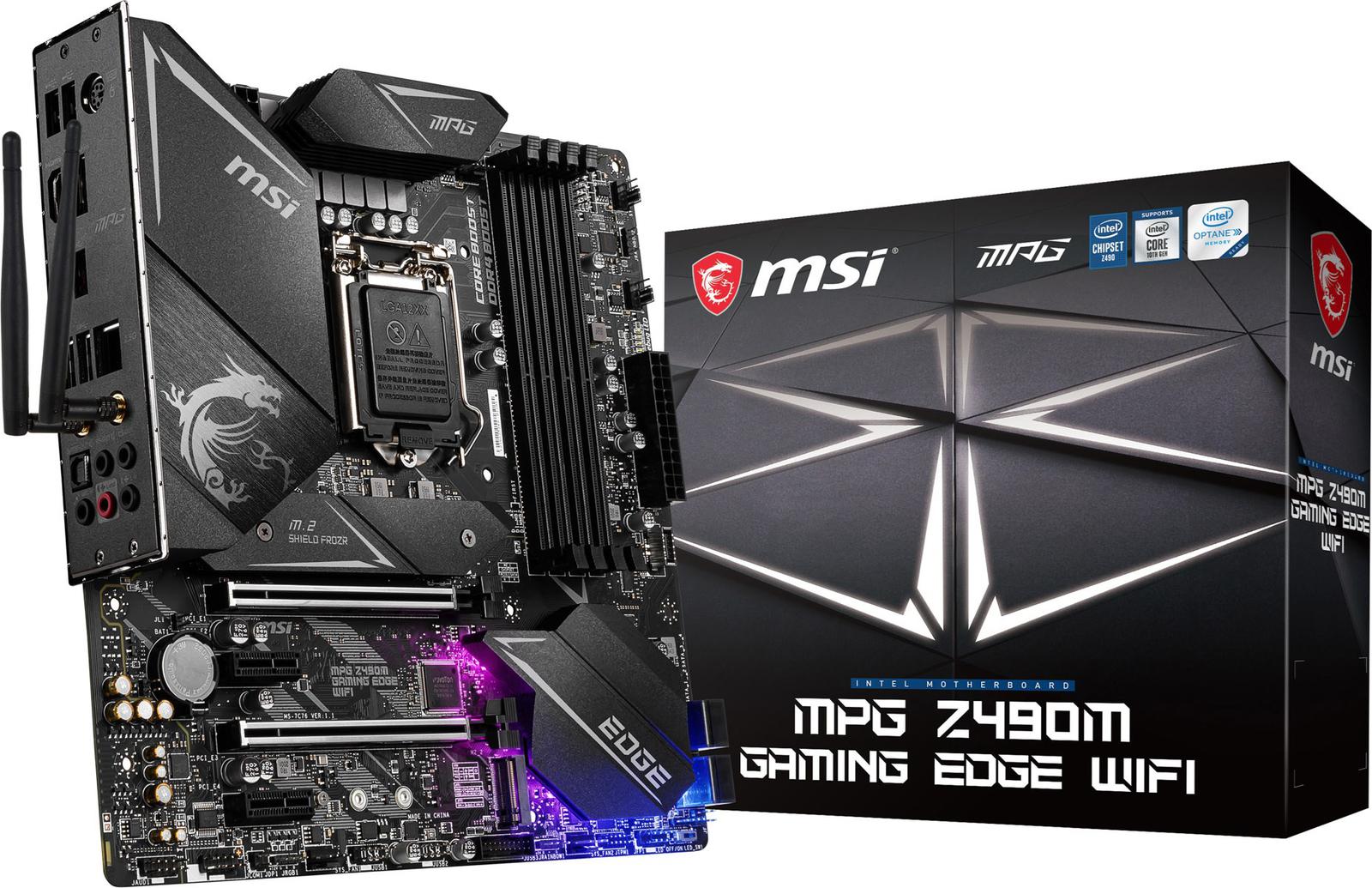 MSI MPG Z490M GAMING EDGE WIFI Micro ATX LGA1200 Motherboard (MPG