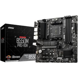 MSI B550M PRO-VDH Micro ATX AM4 Motherboard (B550M PRO-VDH