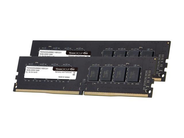 TEAMGROUP Elite 32 GB (2 x 16 GB) DDR4-2666 CL19 Memory