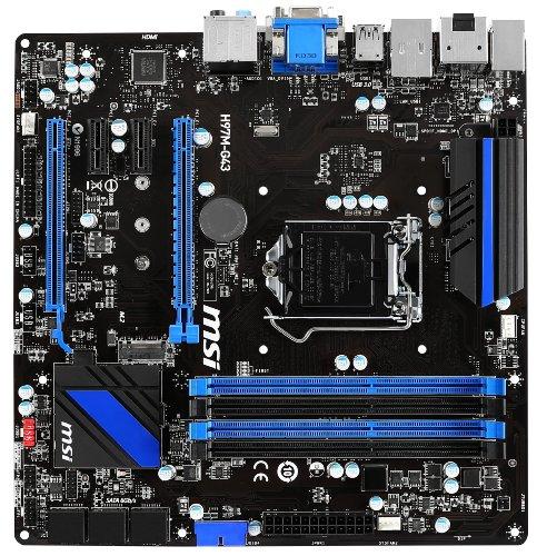 MSI H97M-G43 Micro ATX LGA1150 Motherboard (H97M-G43) - PCPartPicker