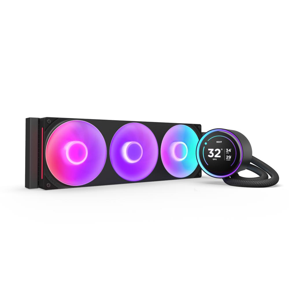 NZXT Kraken Elite 420 RGB (2025) 98.61 CFM Liquid CPU Cooler (RL