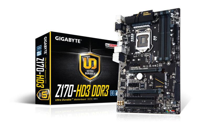 Gigabyte GA-Z170-HD3 DDR3 ATX LGA1151 Motherboard (GA-Z170-HD3