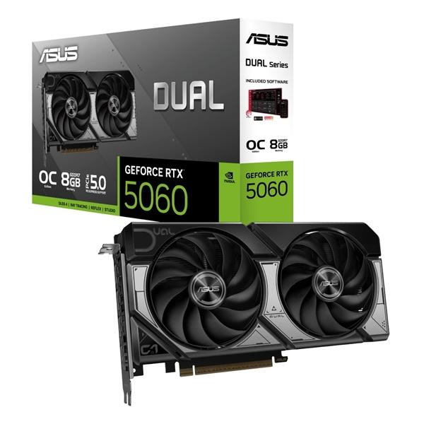Asus DUAL OC GeForce RTX 5060 8 GB Video Card (dual-rtx5060-o8g