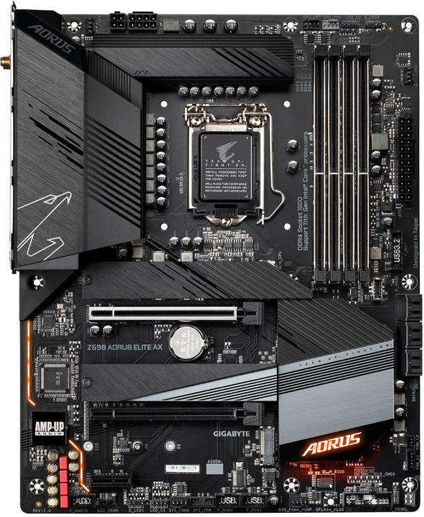 Z590 AORUS ELITE AX＋Intel Core i7-11700K Gigabyte Z590 AORUS ELITE AX ATX LGA1200 Motherboard (Z590 AORUS
