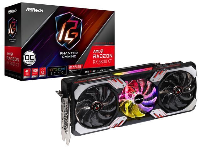 ASRock Phantom Gaming OC Radeon RX 6800 XT 16 GB Video Card