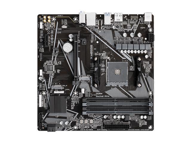 Gigabyte B550M K Micro ATX AM4 Motherboard (B550M K) - PCPartPicker