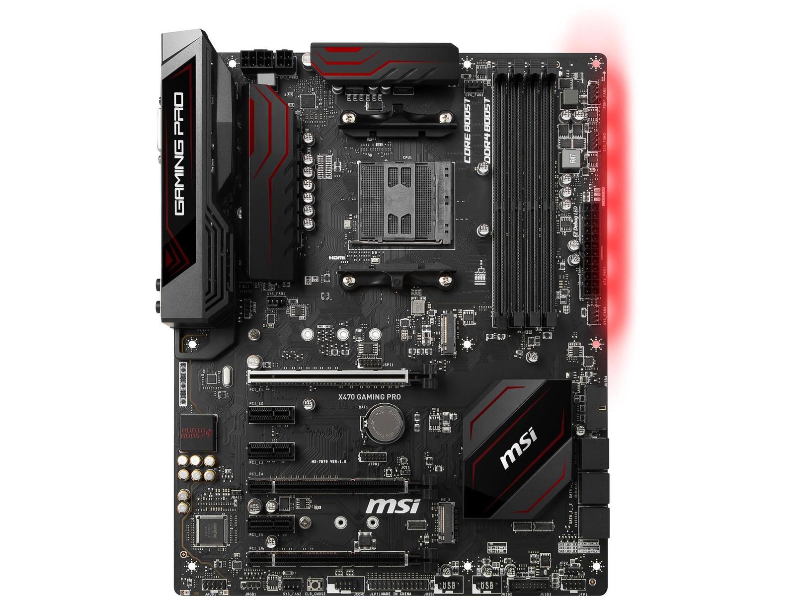 MSI X470 GAMING PRO ATX AM4 Motherboard (X470 GAMING PRO