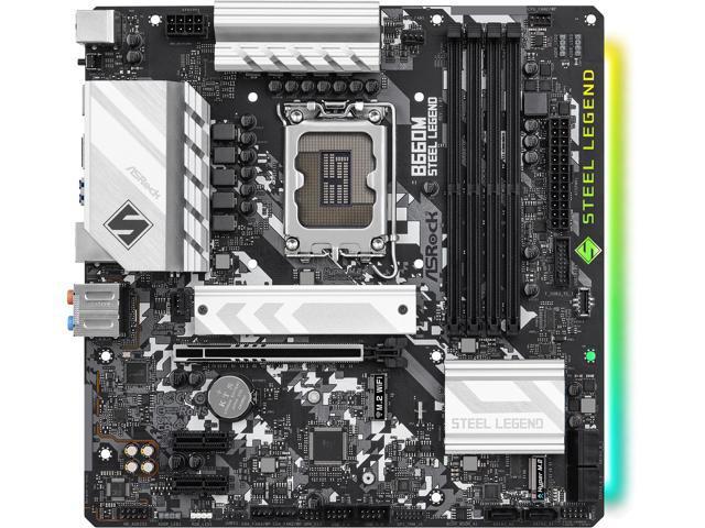 ASRock B660M Steel Legend Micro ATX LGA1700 Motherboard (B660M 