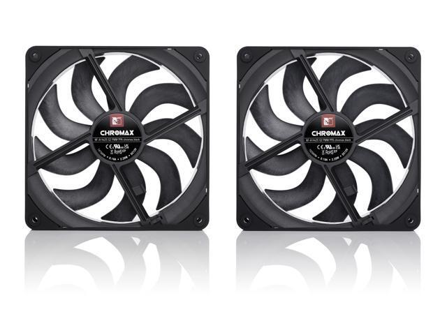 Noctua NF-A14x25 G2 PWM Sx2-PP chromax.black 91.58 CFM 140 mm Fans