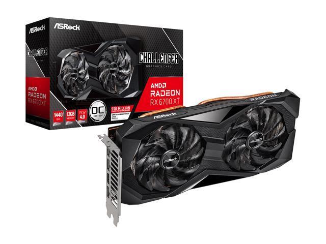ASRock Challenger D OC Radeon RX 6700 XT 12 GB Video Card
