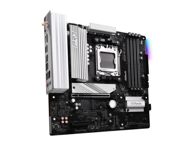 ASRock B650M Pro X3D WiFi Micro ATX AM5 Motherboard (B650M Pro X3D