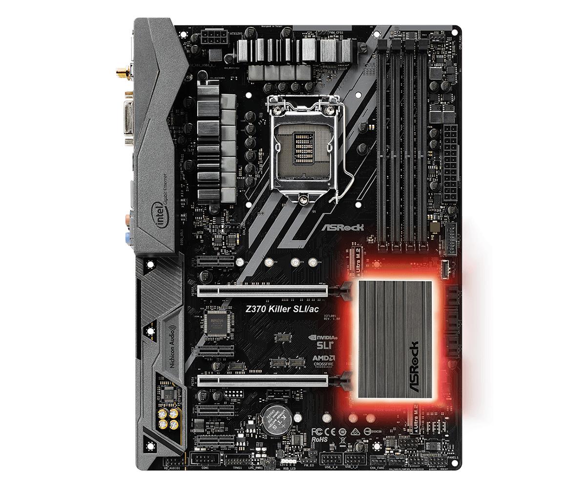 ASRock Z370 Killer SLI/ac ATX LGA1151 Motherboard (Z370
