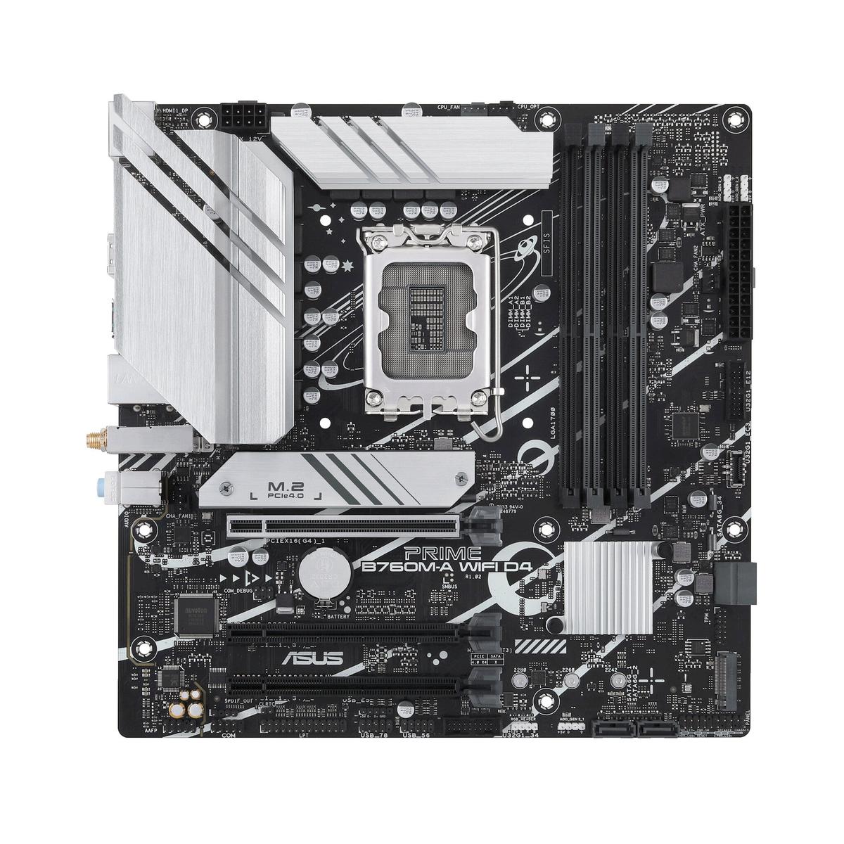 Asus PRIME B760M-A WIFI D4 Micro ATX LGA1700 Motherboard (PRIME
