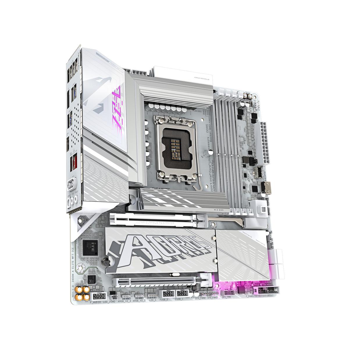 Gigabyte Z890M AORUS ELITE WIFI7 ICE Micro ATX LGA1851 Motherboard