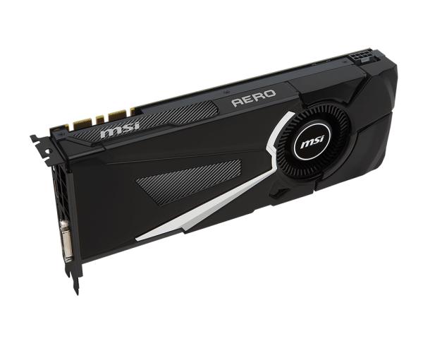 MSI AERO GeForce GTX 1080 8 GB Video Card (GeForce GTX 1080 AERO