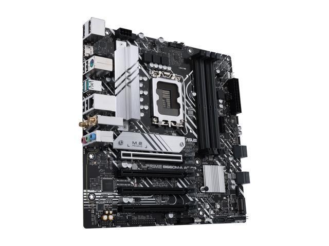 Asus PRIME B660M-A AC D4 Micro ATX LGA1700 Motherboard (PRIME
