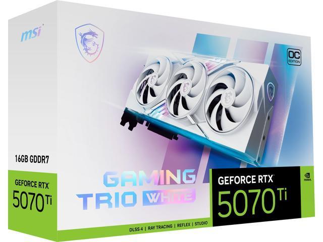 MSI GAMING TRIO OC GeForce RTX 5070 Ti 16 GB Video Card (RTX 5070