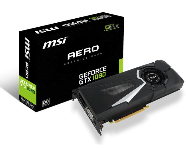 MSI GeForce GTX 1080 AERO 8G OC　ジャンク MSI AERO GeForce GTX 1080 8 GB Video Card (GeForce GTX 1080 AERO