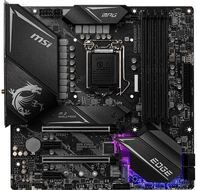 MSI MPG Z490M GAMING EDGE WIFI Micro ATX LGA1200 Motherboard (MPG