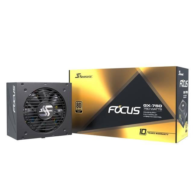 SeaSonic FOCUS GX 750 W 80+ Gold Certified Fully Modular ATX Power