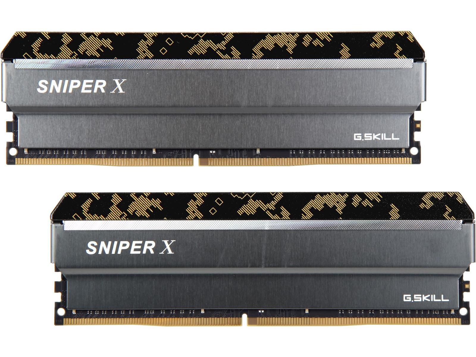 メモリー G.SKILL SNIPER X 32GB DDR4 3600MHz 16x2 G.Skill Sniper X F4-3600C19D-32GSXKB (DDR4-3600 16GBx2) at