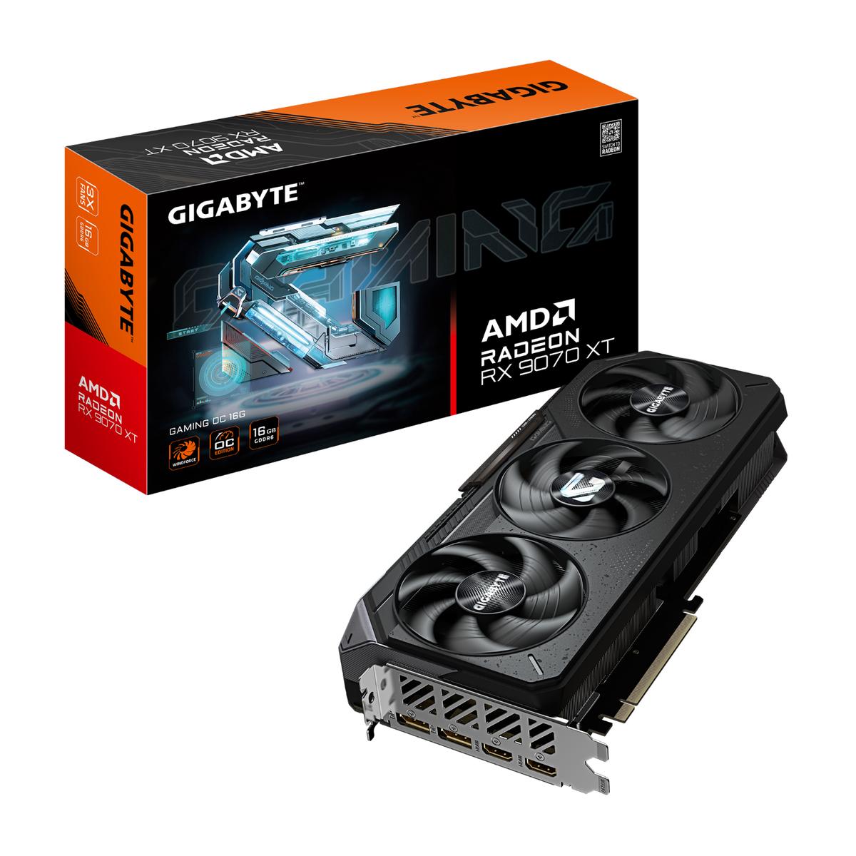 Gigabyte GAMING OC Radeon RX 9070 XT 16 GB Video Card (GV