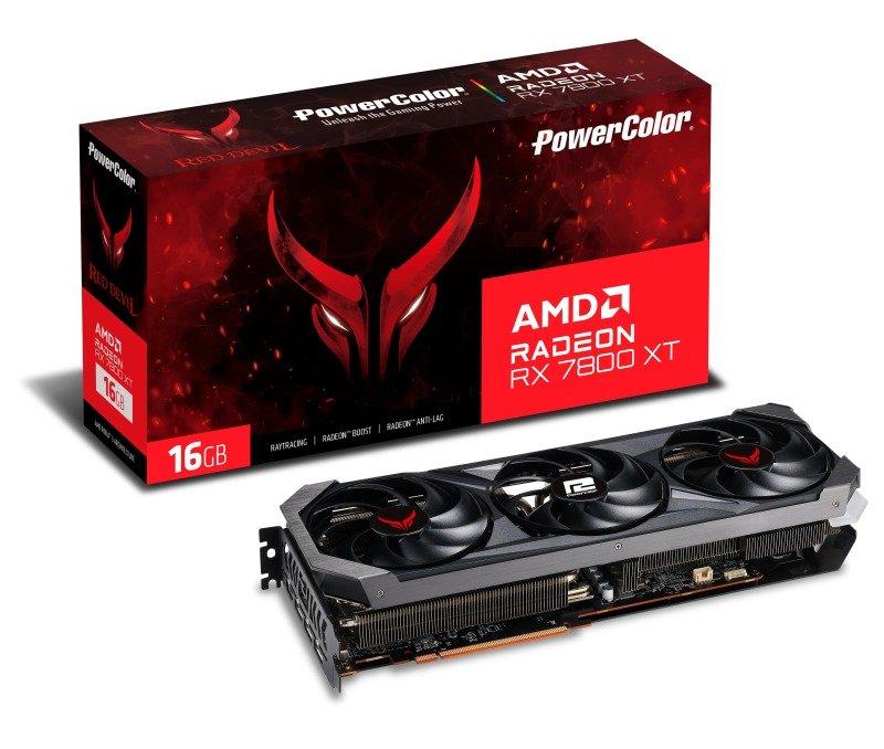 PowerColor Red Devil OC Radeon RX 7800 XT 16 GB Video Card