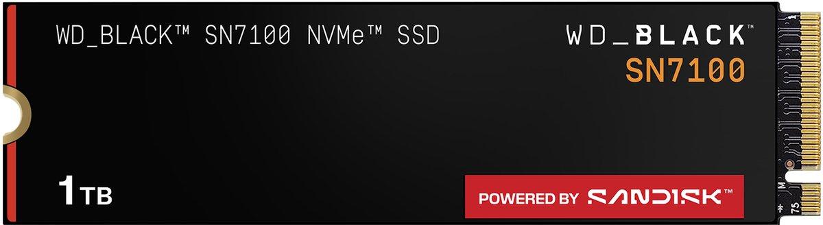 Western Digital WD_BLACK SN7100 1 TB M.2-2280 PCIe 4.0 X4 NVME 