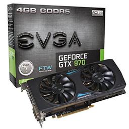 EVGA FTW ACX 2.0 GeForce GTX 970 4 GB Video Card (04G-P4-2978-KR