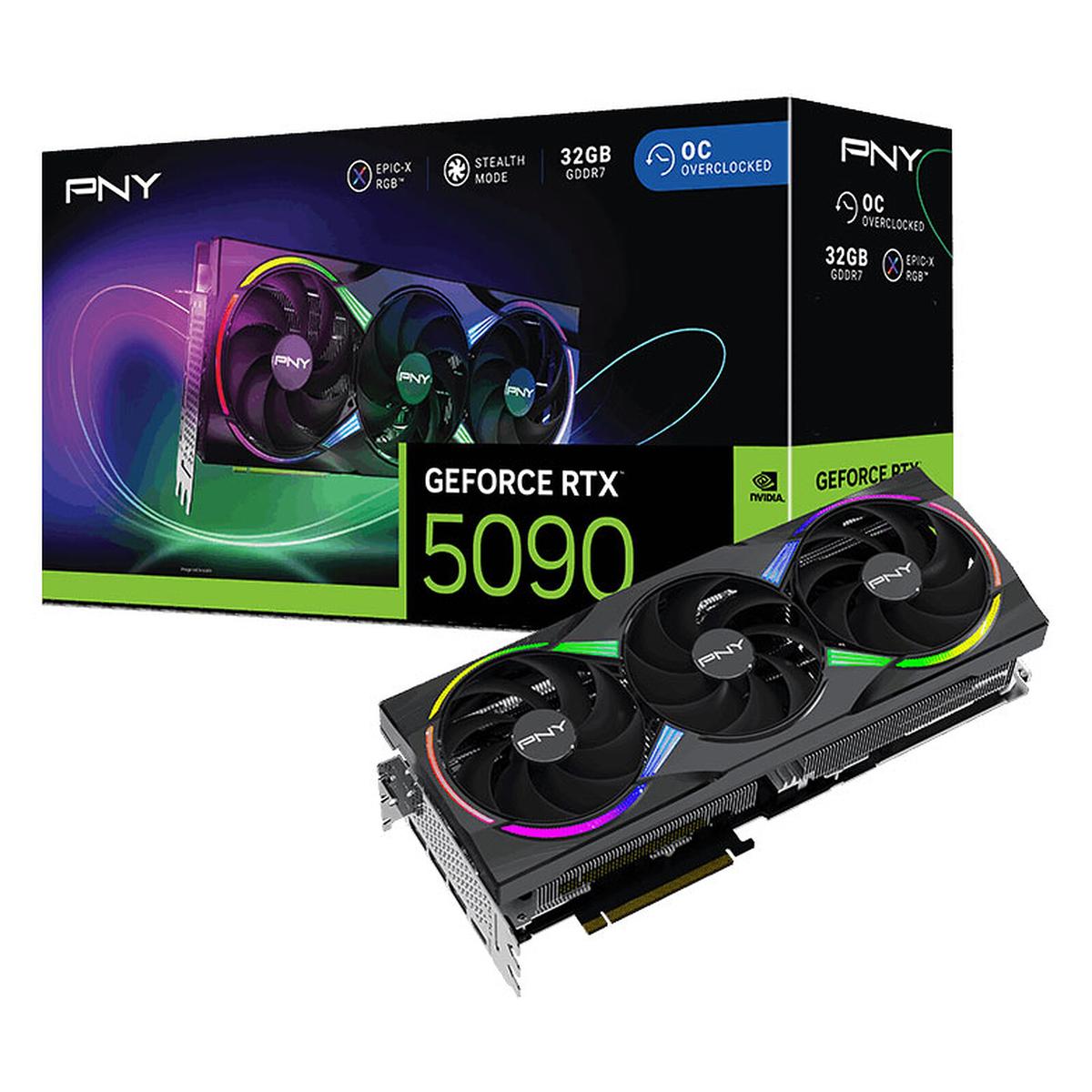 PNY EPIC-X RGB OC GeForce RTX 5090 32 GB Video Card