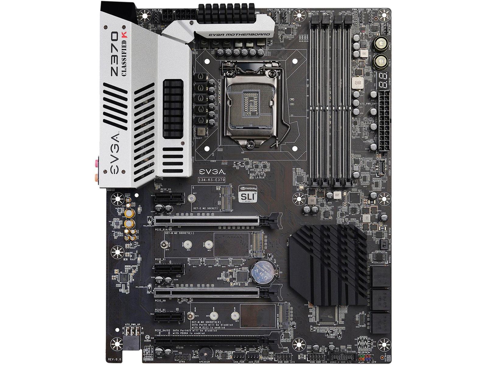 EVGA Z370 Classified K ATX LGA1151 Motherboard (134-KS-E379-KR