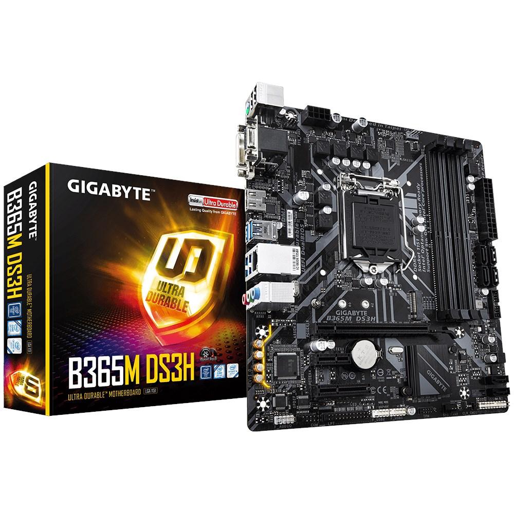 【送込】中古PCケースM-ATXmicro+マザボB365M DS3H＋CPU 送込】中古PCケースM-ATXmicro+マザボB365M DS3H＋CPU