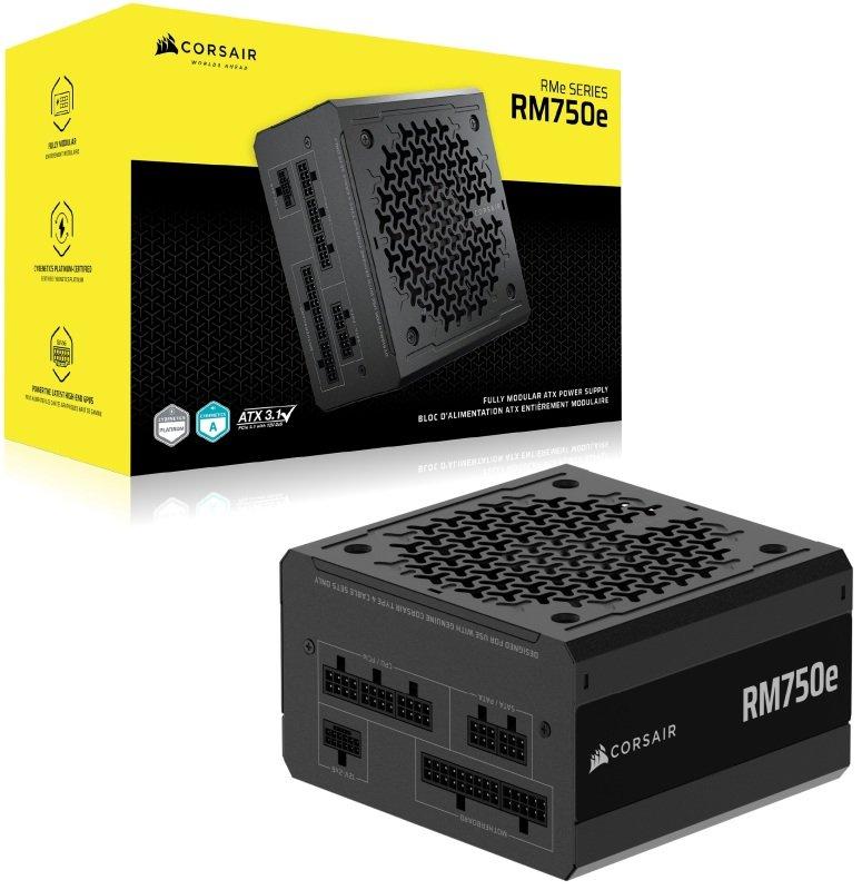 Corsair RM750e (2025) 750 W Fully Modular ATX Power Supply (CP